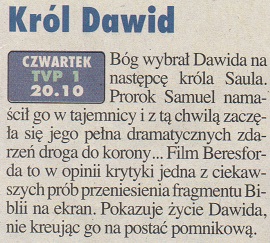 K - King David Król Dawid 1985, reż. Bruce Beresford Richard G...ff, George Eastman. Panorama Telewizyjna nr 22, 31 V 1996.jpg
